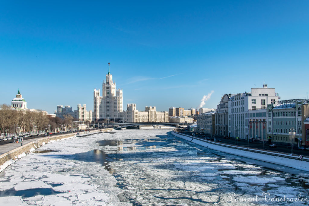 The Moskva river in March